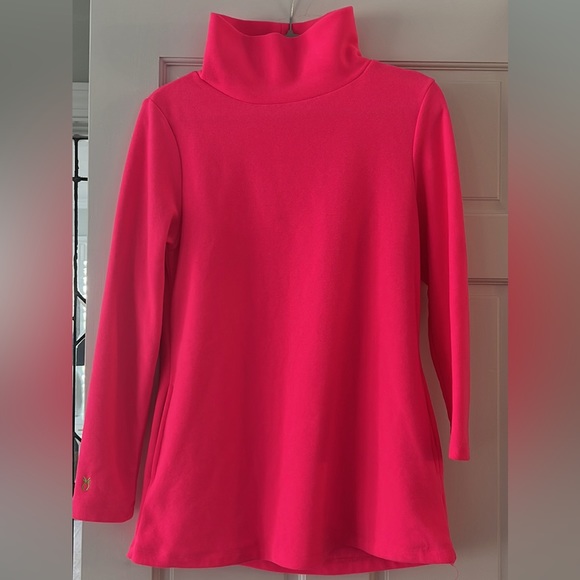Dudley Stephens Tops - Neon Pink Dudley Stephens Cobble Hill in Terry Fleece - XS